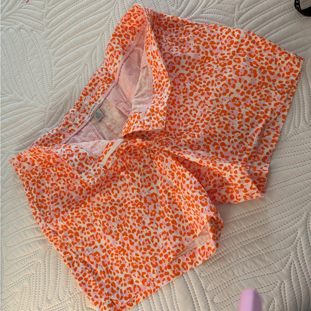 Tommy Bahama Pink and Orange Patterned Shorts